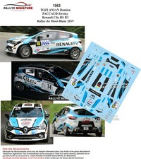 DECALS 1/43 REF 1965 RENAULT