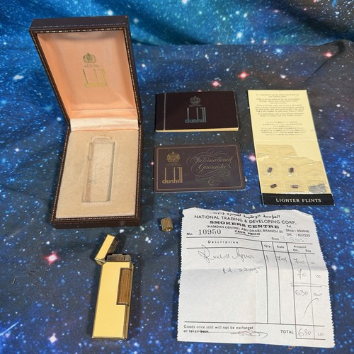 Vintage dunhill lacquer gold - vintage, &