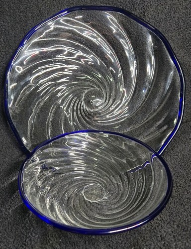 Vintage set signed - signed, blue