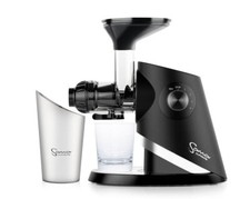 Sana EUJ-727 Supreme Horizontal Slow Juicer in Black