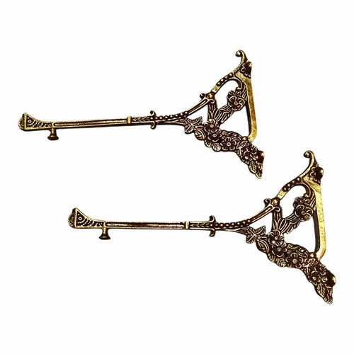 Vintage ornate cast brass - vintage,