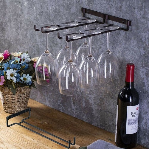 Wine glass cup rack hanging - wine,