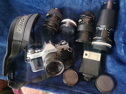 Canon camera kit 50mm - ae-1, kit,