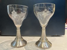 Art Deco Style wine glasses