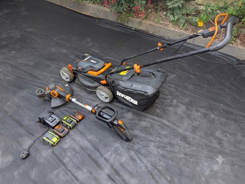 Worx cordless lawnmower - worx,