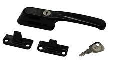 Timber Wooden Locking Casement Window Handle Black Ideal Basta Shaw Replacement