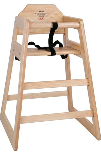 Bolero wooden highchair - wooden,