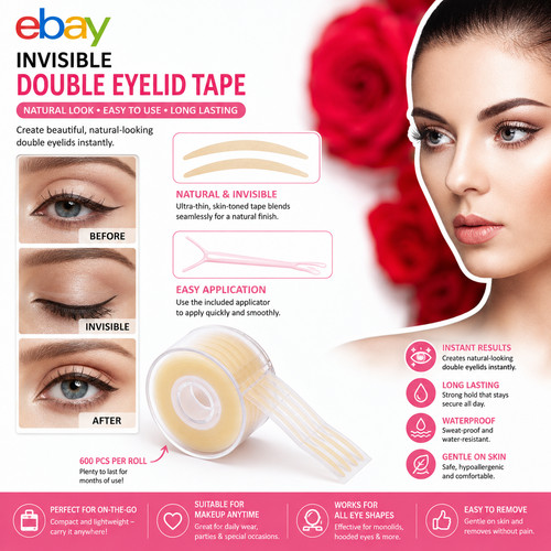 600pcs double eyelid tape - 600pcs,