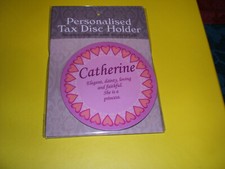 TAX DISC  HOLDER.....( MAGNETIC )........( CATHERINE ).........