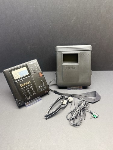 Sony 350 discman with case - d-350,