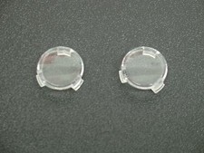 2 ea. POM Parking Meter, Park-O-Meter snap in lens, lenses, NEW OLD STOCK! NOS!