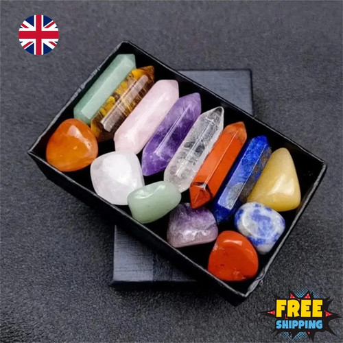 14pcs quartz crystal chakra - quartz,