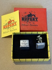 Rupert Bear Silver Scenes Bill Badger Boxed