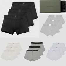 ALL SAINTS MENS 3 PACK BOXERS TRUNKS DESIGNER UNDERWEAR BOXER SHORTS - GIFT BOX