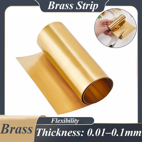 Thin brass sheet roll - thin, metal