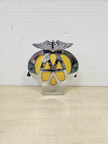 Vintage car badge aa member - vintage,