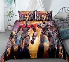 Transformers One Single Double King Super King Size Bed Duvet Quilt Cover Set
