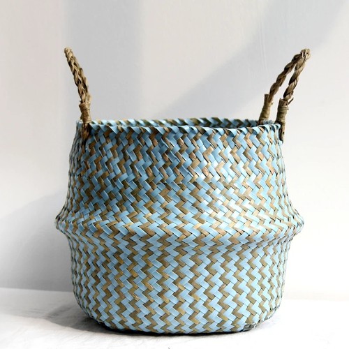 Wicker storage basket - storage,
