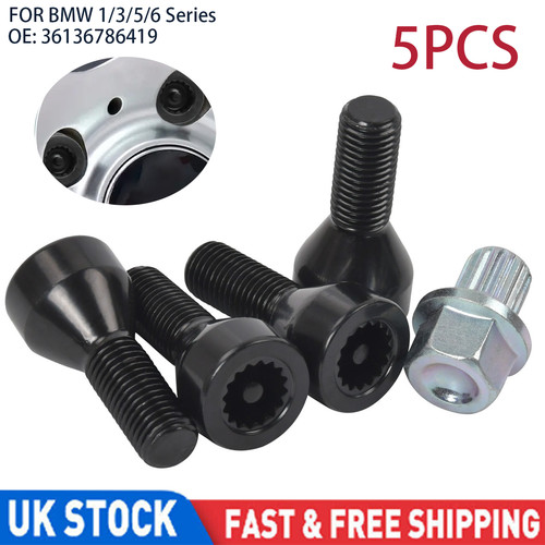 5pc locking wheel nuts bolts - locking,