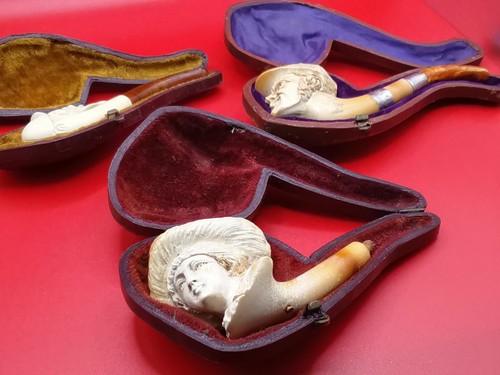 Vintage meerschaum - 2x,