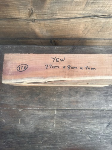 Yew wood turning - yew, blank