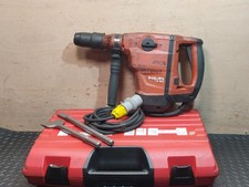 HILTI TE60 - ATC AVR (04) Rotary Hammer Drill Breaker SDS Max 110v Chisels Case