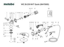 METABO Tellerrad u.Ritzel für Winkelschleifer WE 26-230 MVT WX 20 21 23 24 22