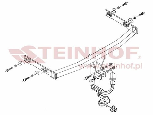 Steinhof towbar for volkswagen - towbar,