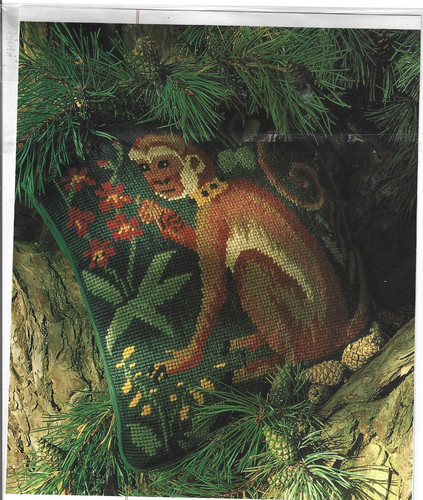 Monkey from hunting rug - monkey,