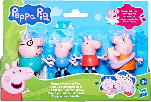 Peppa pig family of 5 - pig,