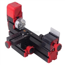 Mini Motorized Lathe Machine Tool Metal Woodworking For Hobby Modelmaking New pi