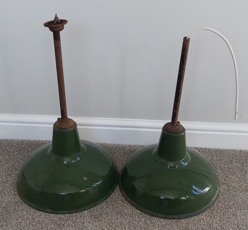 Vintage industrial enamel - vintage,