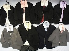 5 Piece Waistcoat Suit Set Christening Page Boys Wedding Baby Childrens Teens