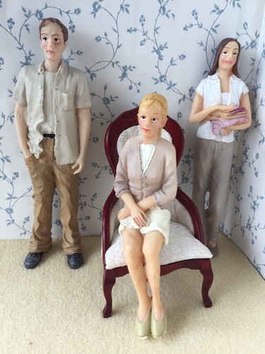 Dolls house man - house, resin