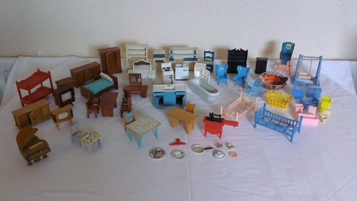 Vintage dolls house furniture - vintage,