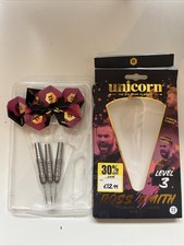 Unicorn Ross Smith  Darts  Level  3  Steel Tip 22g, No Stems But Extra Flights