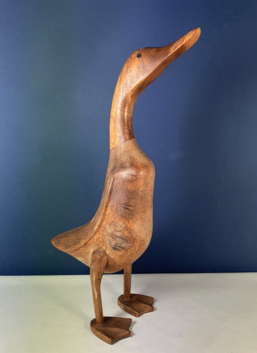 Vintage hand carved wooden - hand-carved,