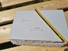 PLASTERBOARD HOLE IN WALL REPAIR PATCH - 12MM THICK 10 X 15 CM A6 SIZE PIECE