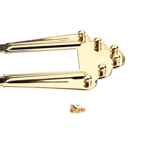 Jazz guitar bridge assembly - guitar,