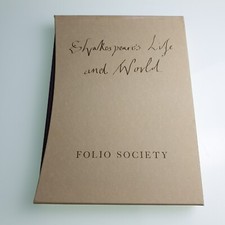 Shakespeares Life and World Folio Society 2004 Hardback Book