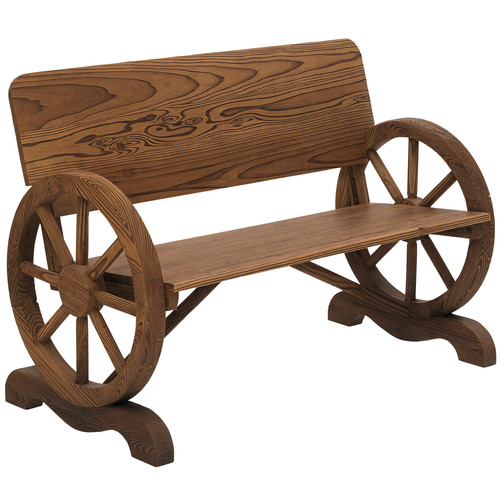Outsunny wooden garden - outsunny, bench