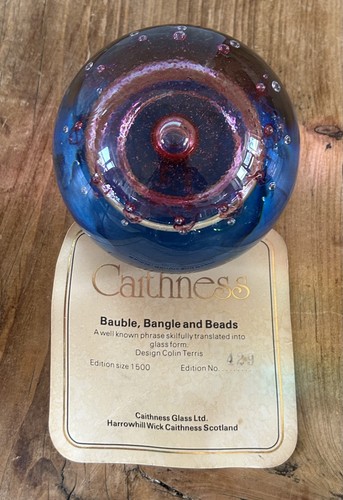 Ltd caithness bauble - ed,