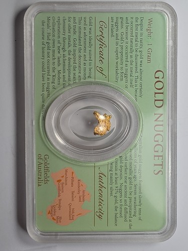 Australian gram gold - gold, nugget