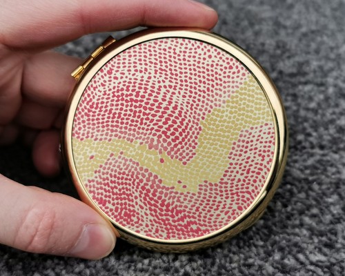 Powder compact pocket mirror - compact,