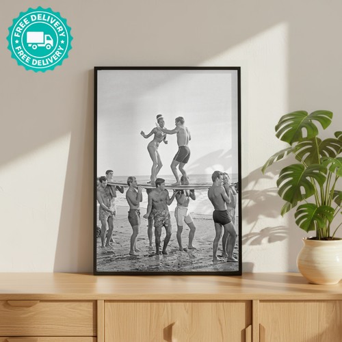 Old school surf - surf, beach