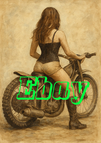 Speedway retro girl - retro,