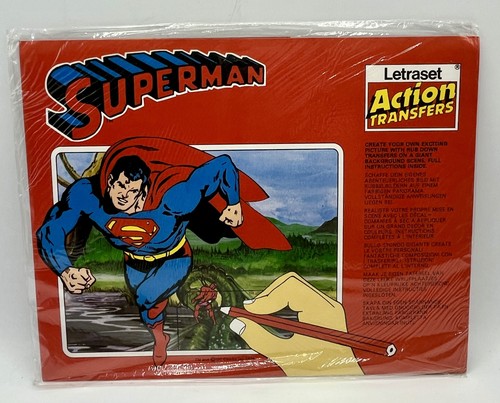 Superman decal letraset - decal,