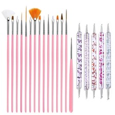 15PCS Gel Nail Art Brush Set