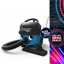 Numatic HVR160-11 Henry Commercial Bagged Cylinder Vacuum Cleaner Hoover 6L Blue
