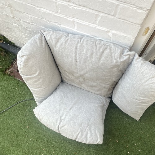 Grey upholstered floor - grey, chair